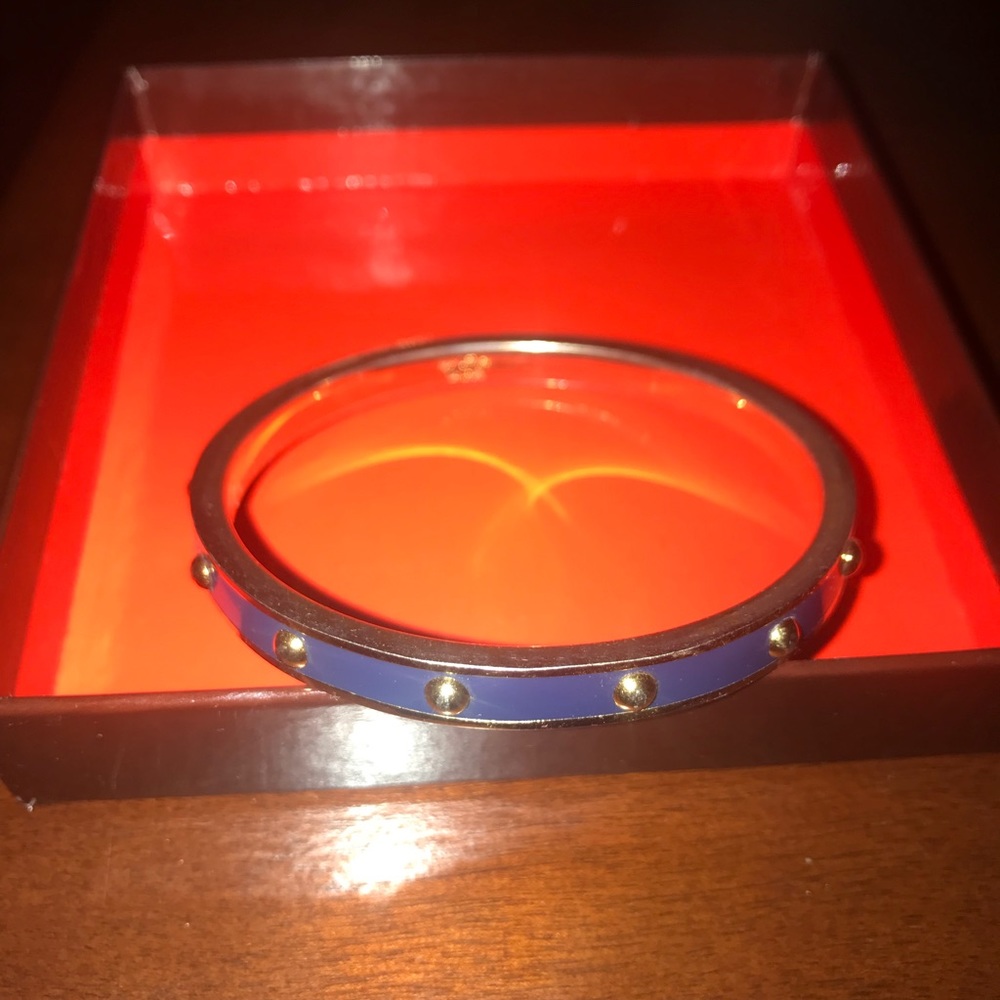 Coach blue bangle bracelet